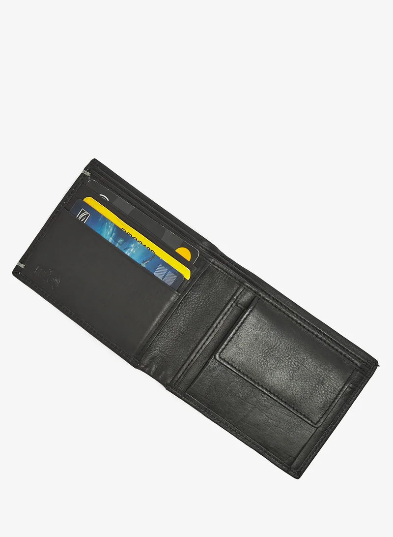 روبرت وود محفظة جلد طبيعي ثنائية الطي